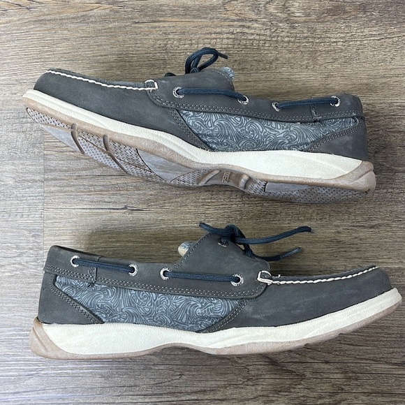 Sperry Women’ Top-Sider Intrepid Dark Grey Boat Shoes, size 10 - Picture 2 of 10